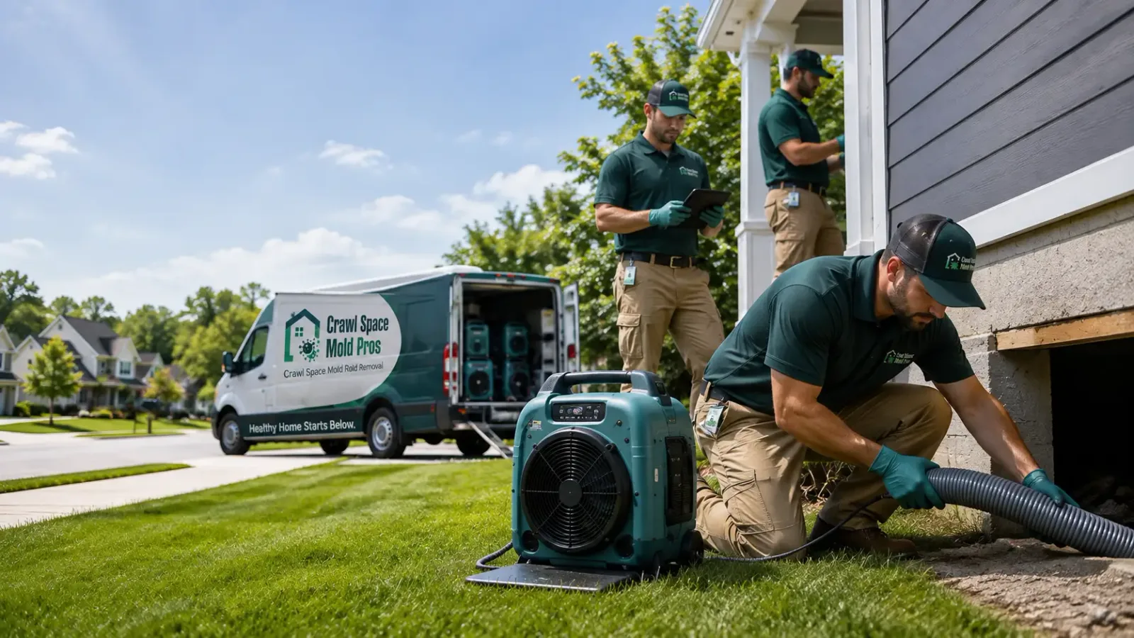 Crawl Space Mold Removal in Kesley, IA